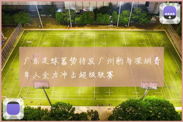广东足球蓄势待发广州豹与深圳青年人全力冲击超级联赛